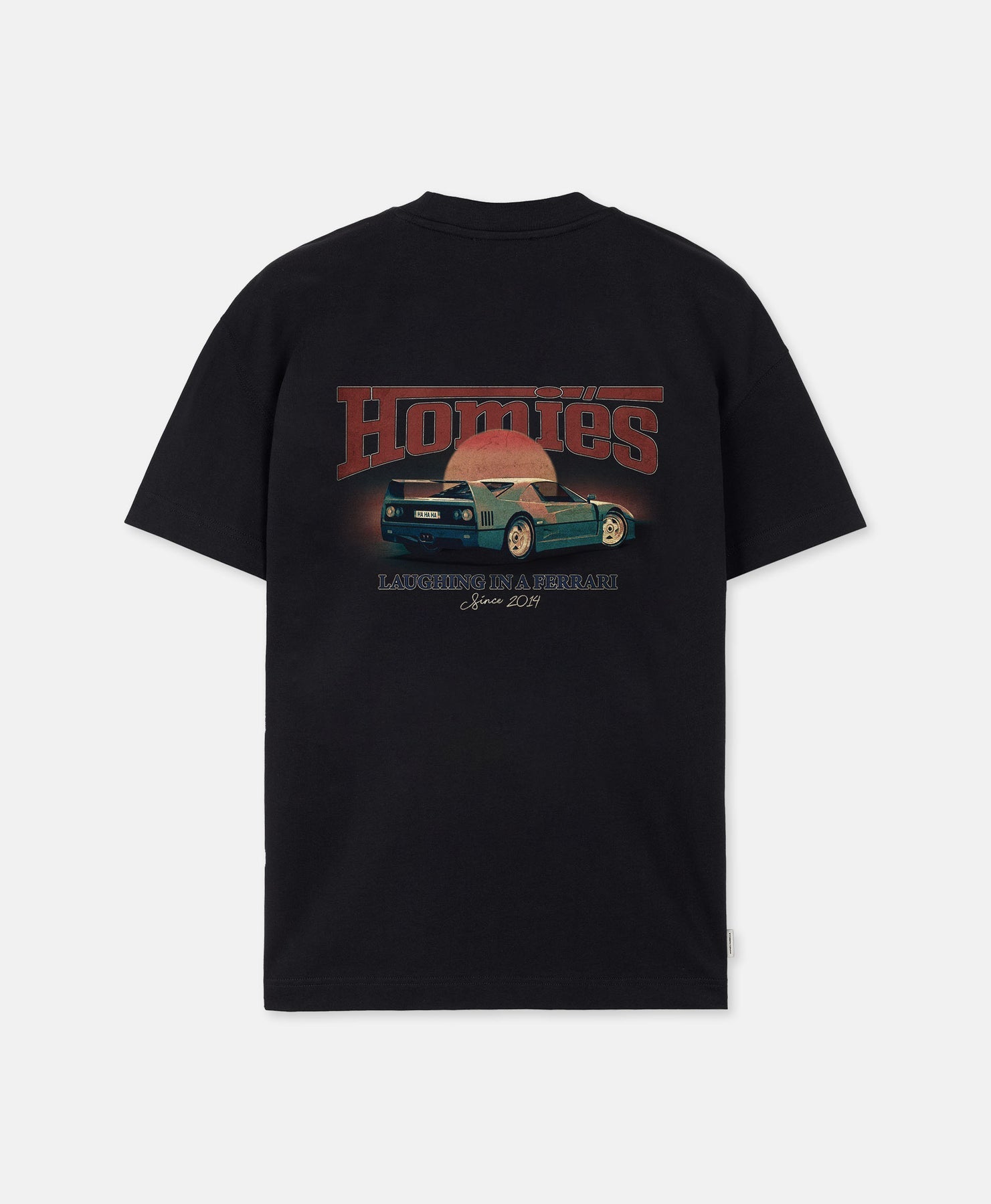 Sunset Boulevard T-Shirt Black - Hombre Amsterdam
