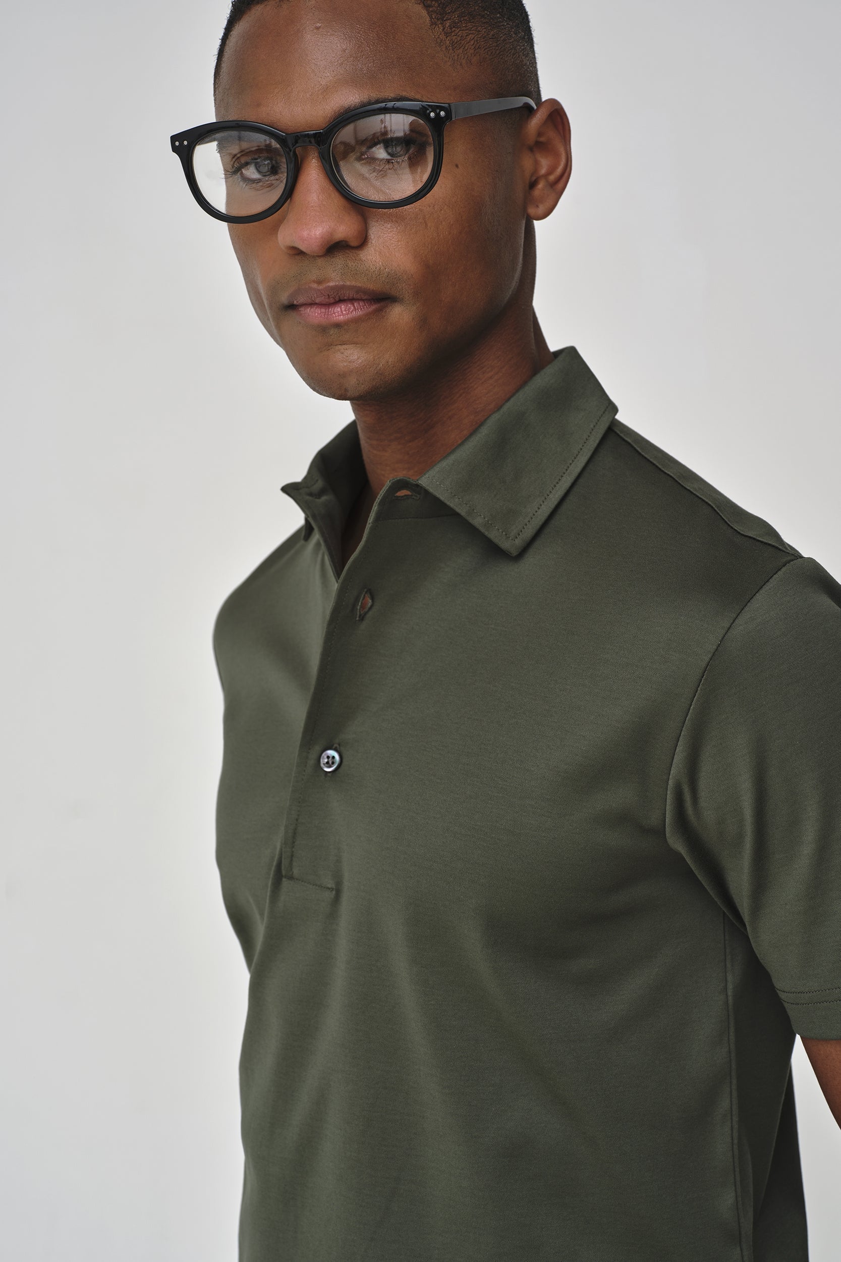 Supima Cotton Polo Green - Hombre Amsterdam