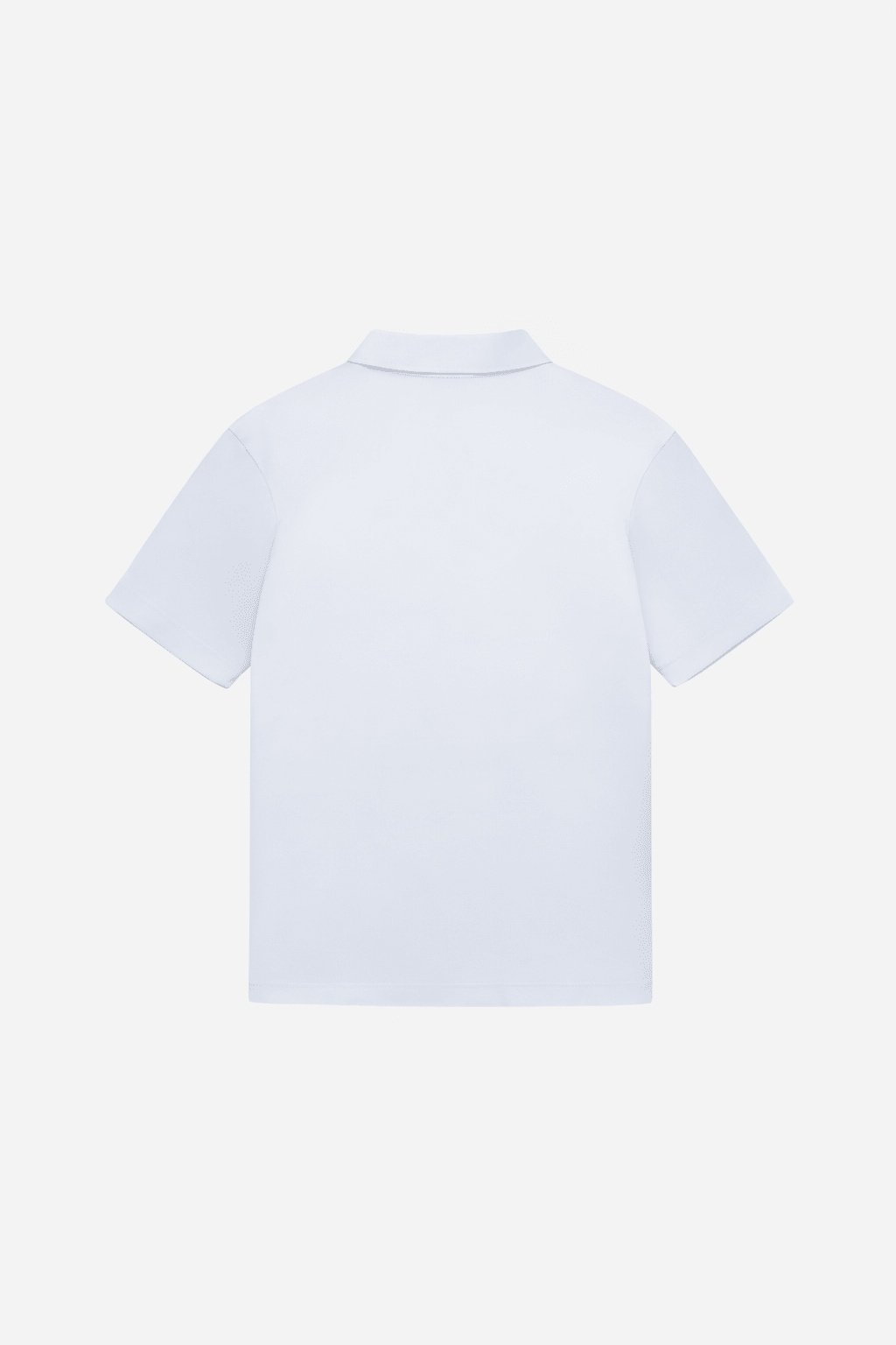Supima Zip Collar Polo Angel Blue - Hombre Amsterdam