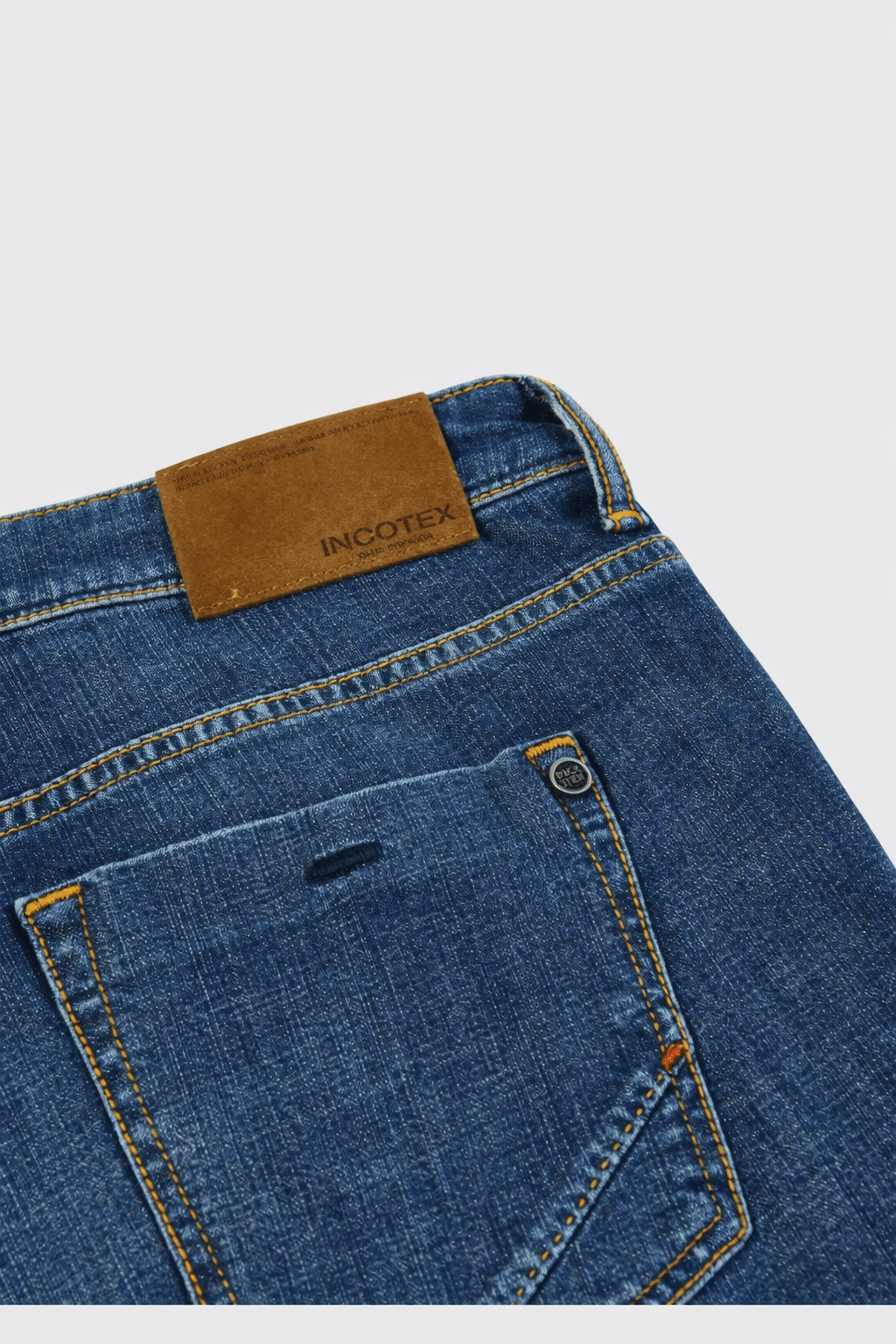 Tapered Fit Stretch Denim Trouser - Hombre Amsterdam