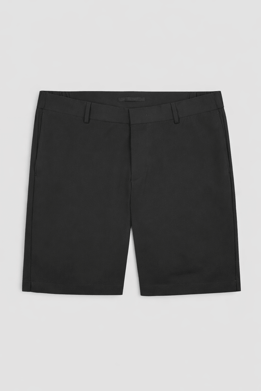 Tech Stretch Travel Shorts Pure Black - Hombre Amsterdam