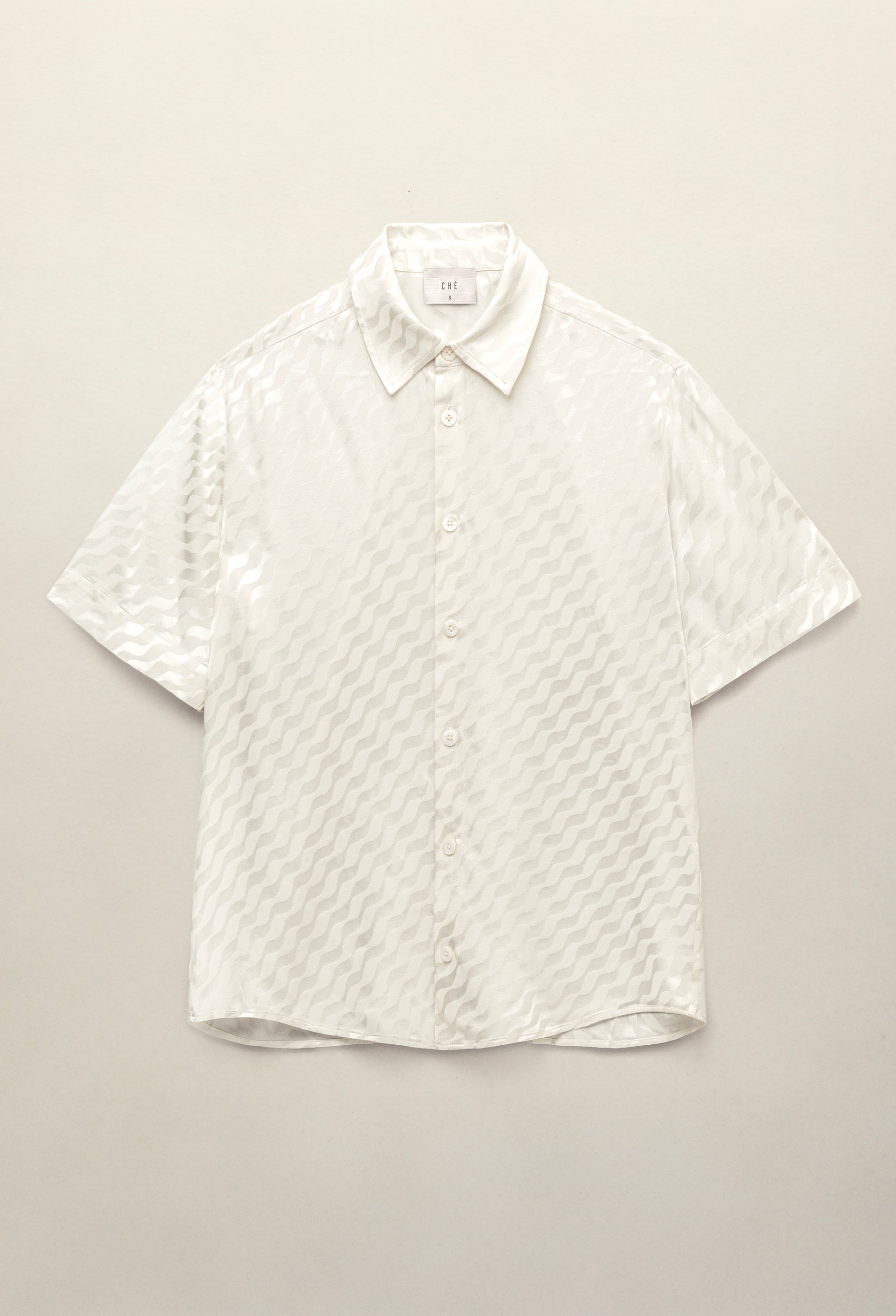Tidello Short Sleeve Shirt Ivory - Hombre Amsterdam