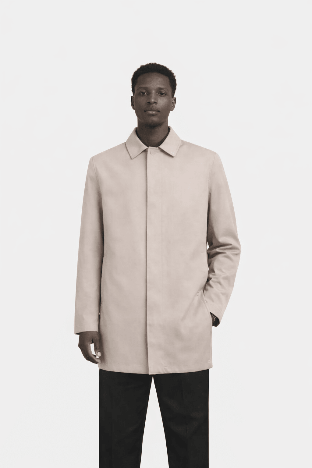 Toshiro Stretch Jacket Sand - Hombre Amsterdam