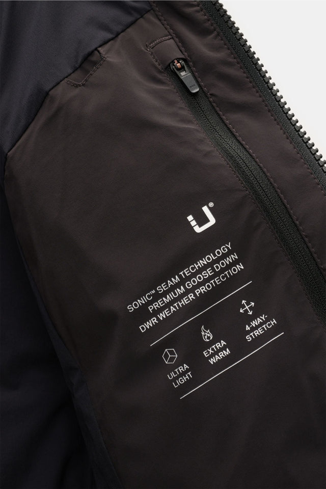 UBR BOLT DOWN JACKET ESPRESSO BROWN REMOVABLE HOOD- Hombre Amsterdam