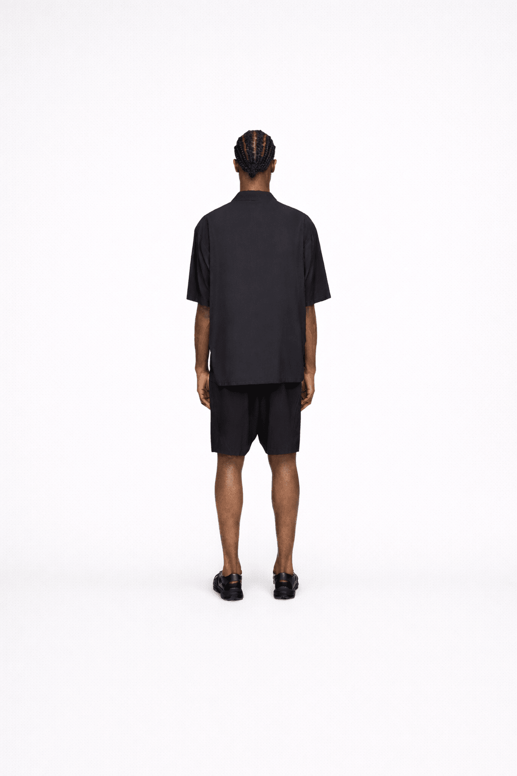 Ultralight Woven Shorts Black - Hombre Amsterdam