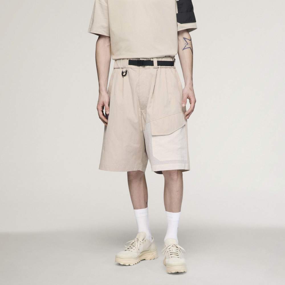 Ut Wideleg Shorts Light Brown - Hombre Amsterdam