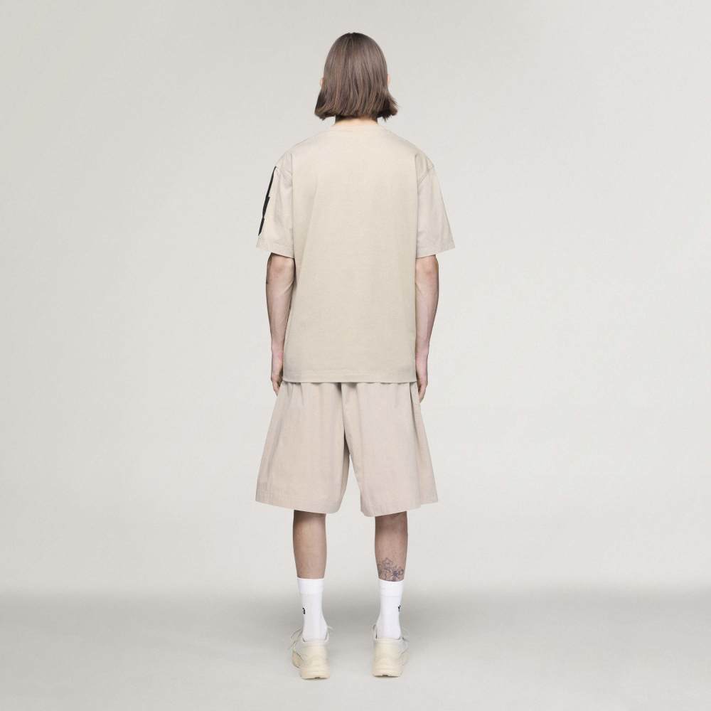 Ut Wideleg Shorts Light Brown - Hombre Amsterdam
