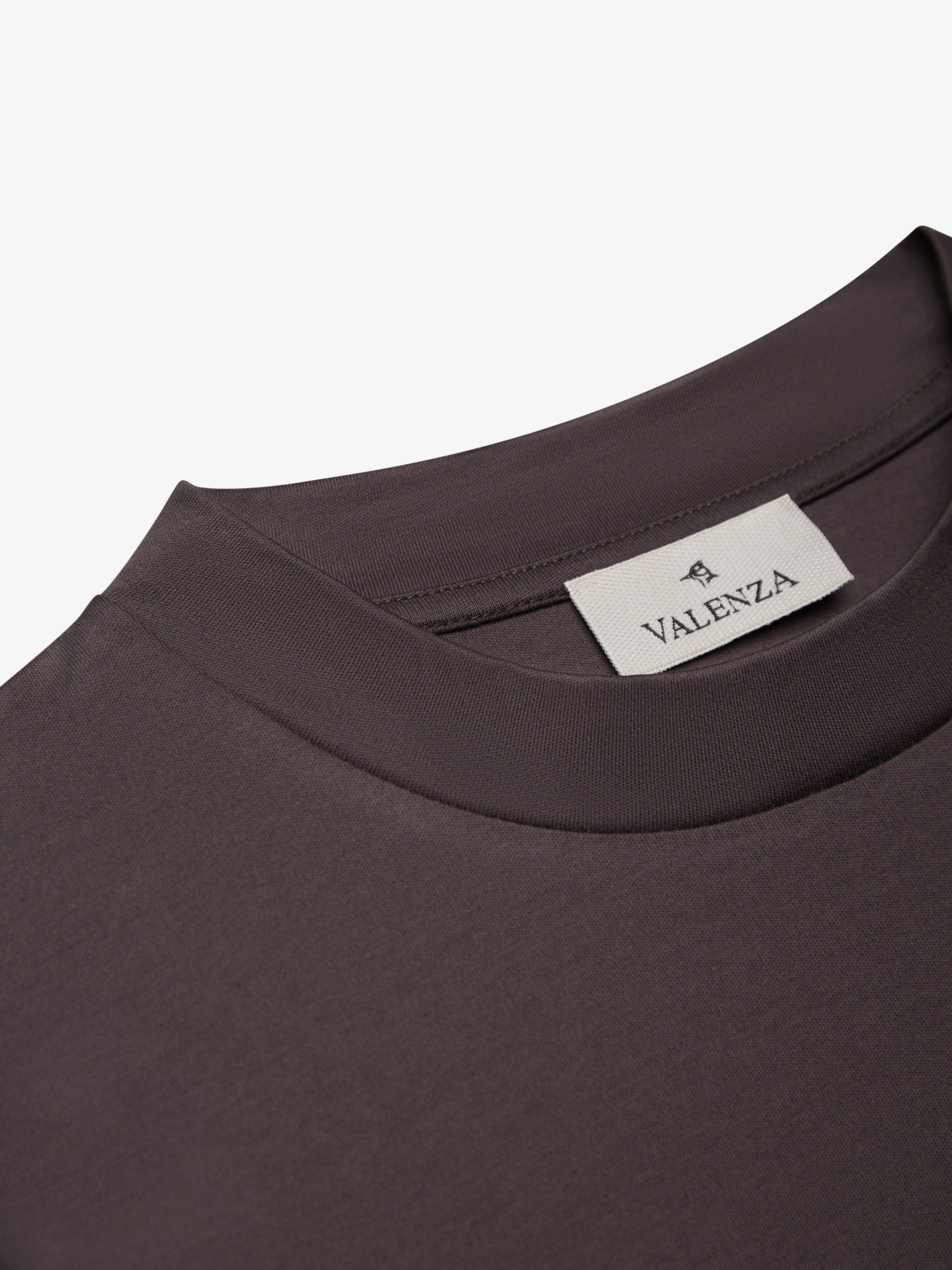 VALENZA HEAVY SUPIMA SWEAT ASPHALT CREW NECK - Hombre Amsterdam