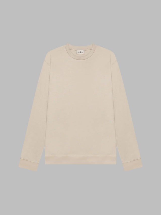 VALENZA HEAVY SUPIMA SWEAT BEIGE - Hombre Amsterdam