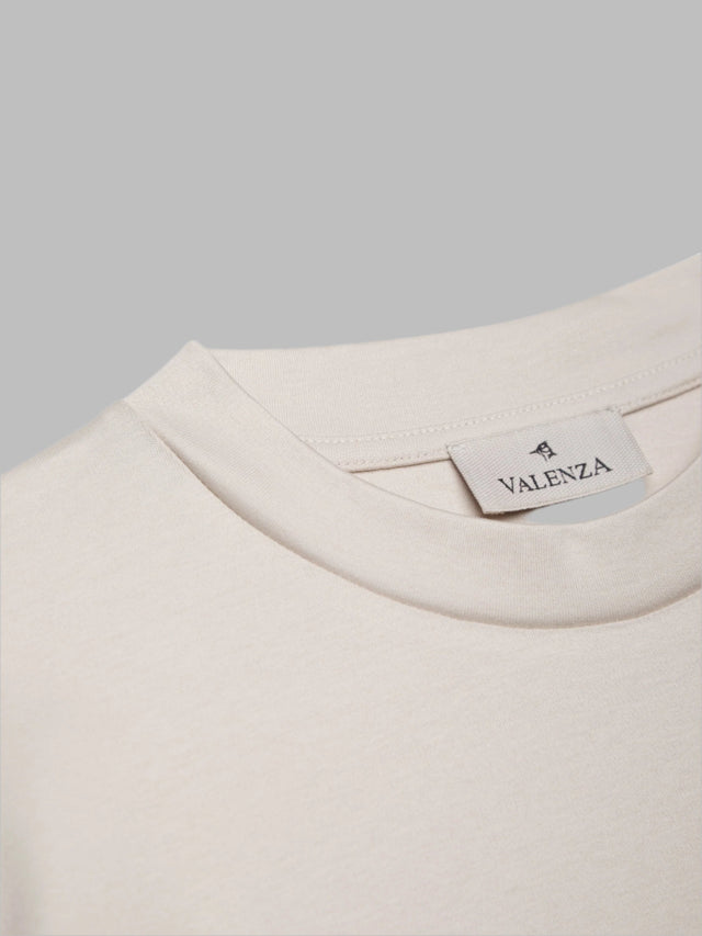 VALENZA HEAVY SUPIMA SWEAT PEARL GREY - Hombre Amsterdam