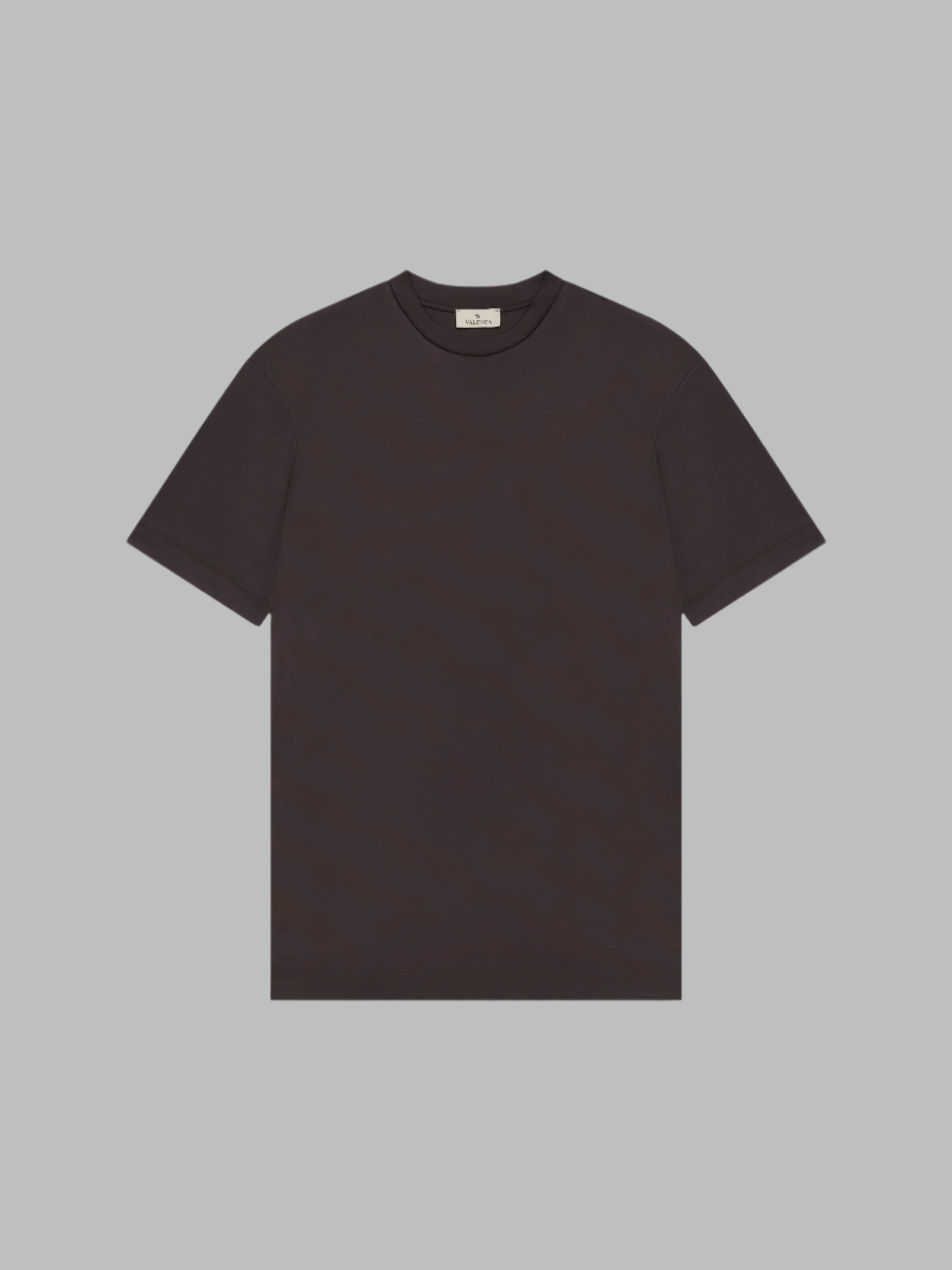 VALENZA INTERLOCK SUPIMA T - SHIRT ASPHALT - Hombre Amsterdam