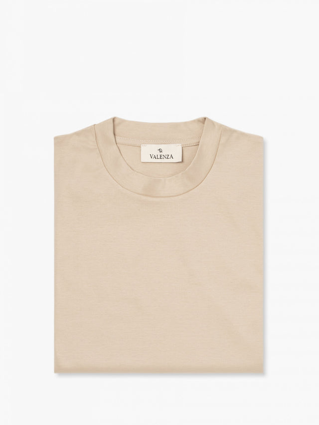 VALENZA INTERLOCK SUPIMA T - SHIRT BEIGE - Hombre Amsterdam