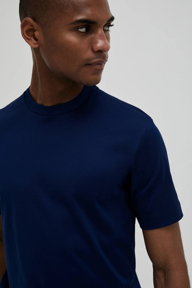VALENZA INTERLOCK SUPIMA T - SHIRT BLUE - Hombre Amsterdam