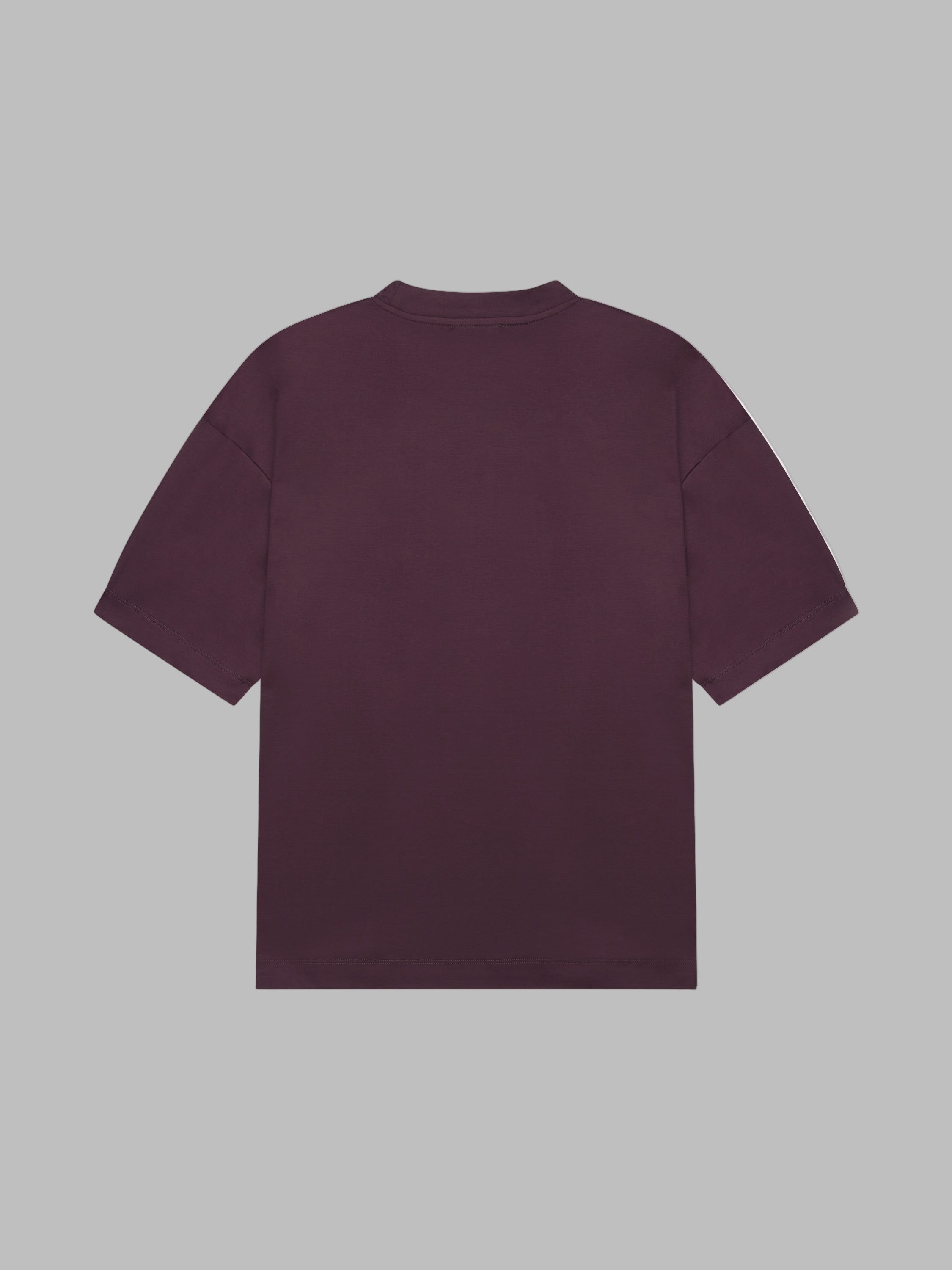 VALENZA INTERLOCK SUPIMA T - SHIRT BURGUNDY OVERSIZED - Hombre Amsterdam