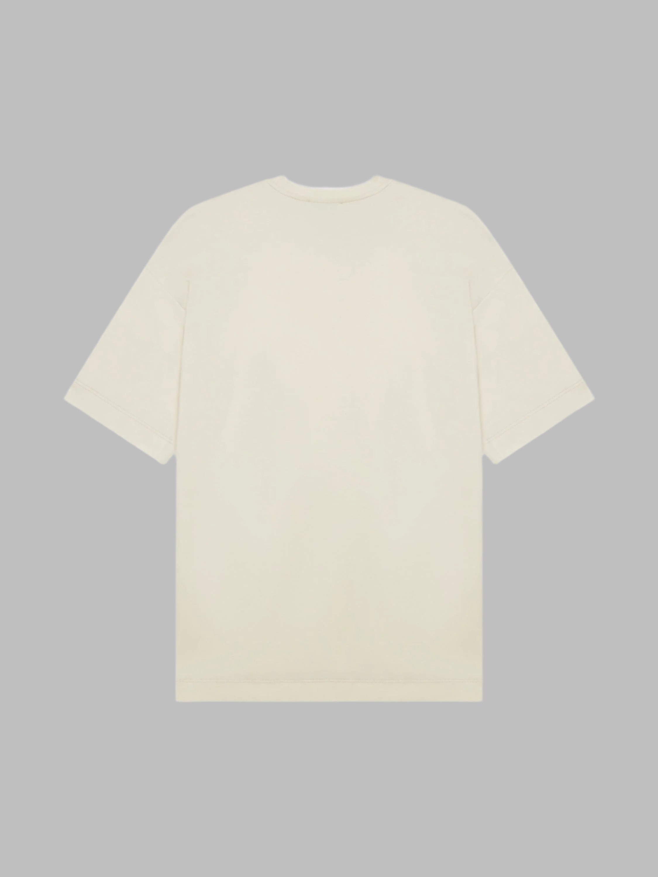 VALENZA INTERLOCK SUPIMA T - SHIRT CREAM SHORT SLEEVE AND CREW NECK- Hombre Amsterdam