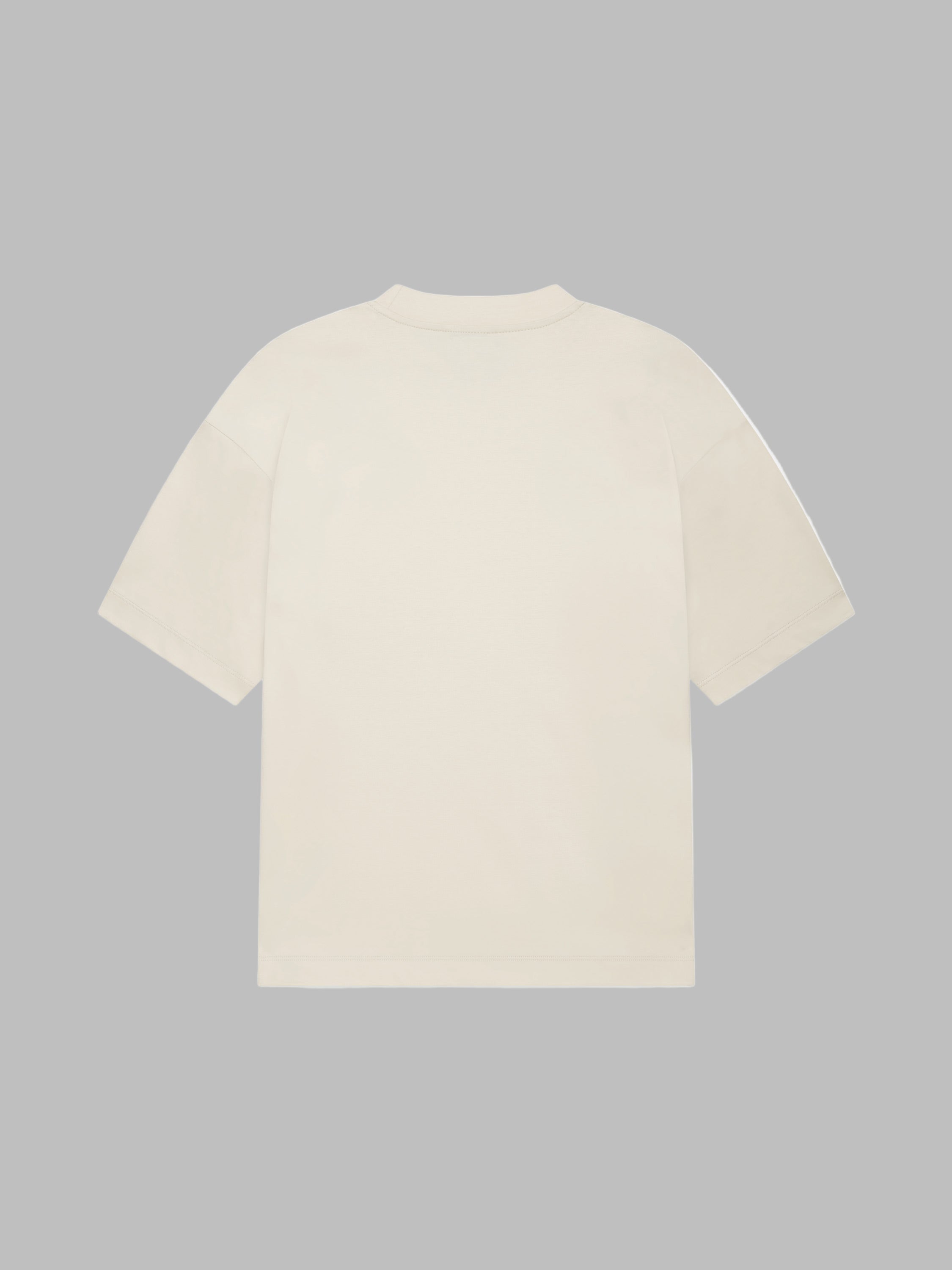 VALENZA INTERLOCK SUPIMA T - SHIRT CREAM OVERSIZED - Hombre Amsterdam