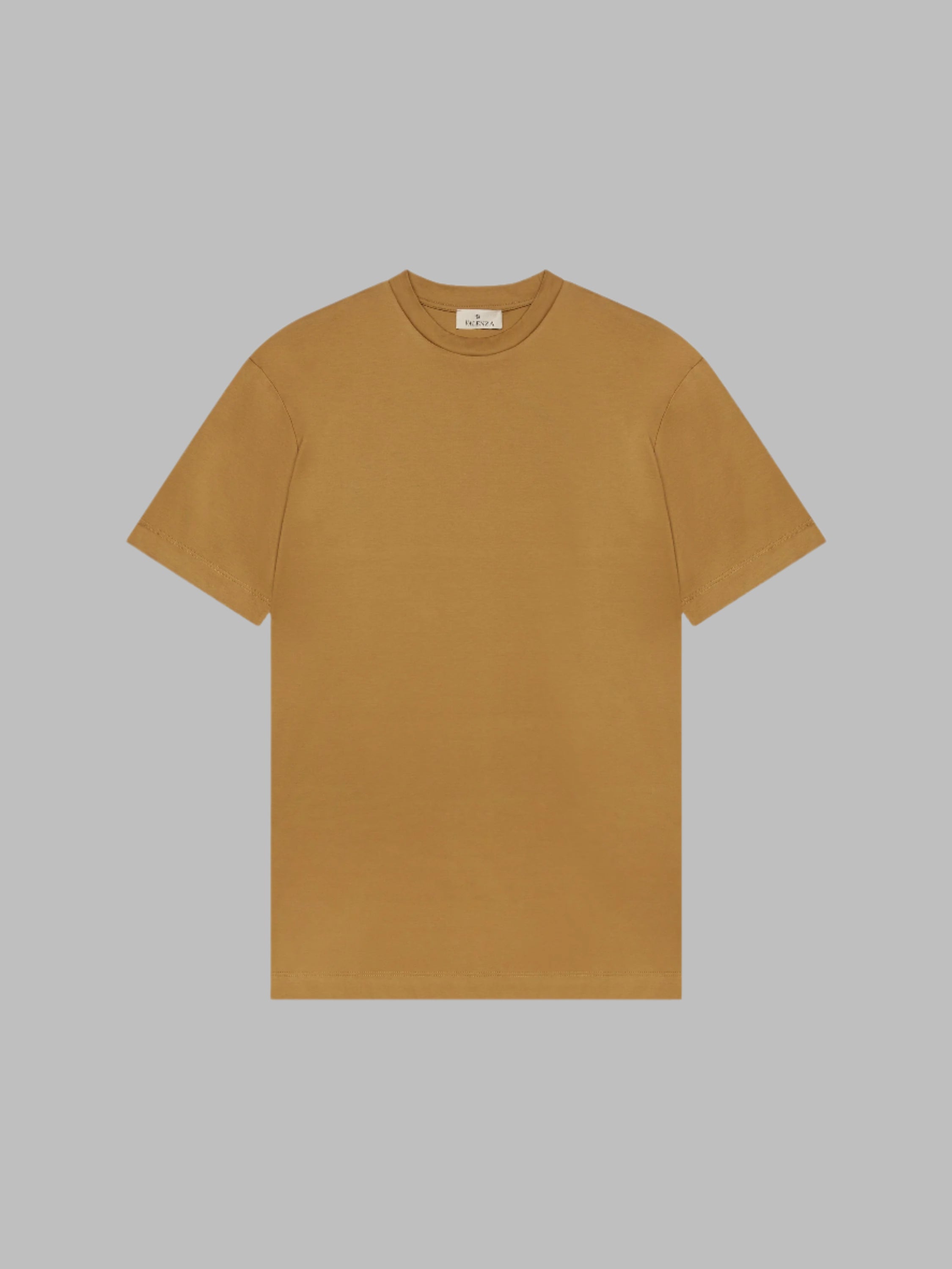VALENZA INTERLOCK SUPIMA T - SHIRT DARK GOLD - Hombre Amsterdam