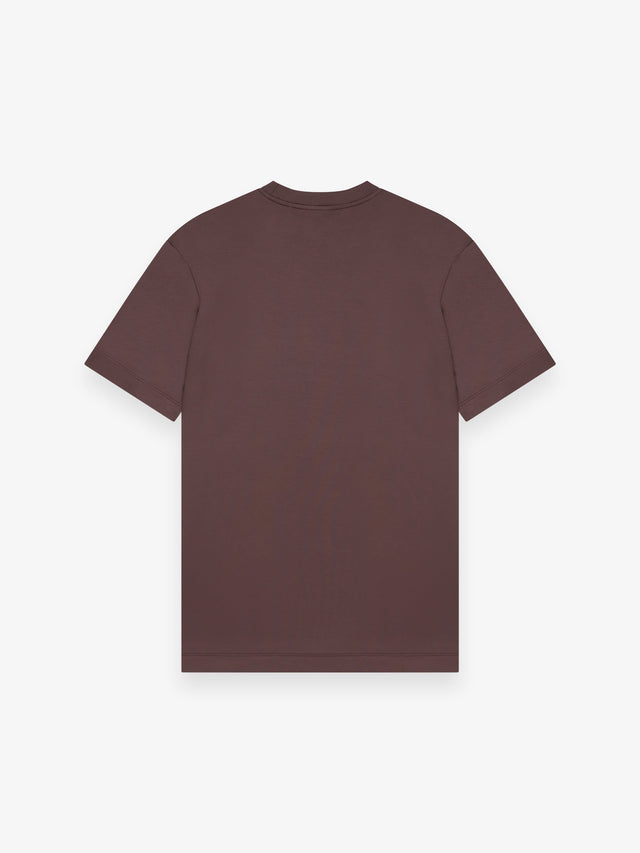 VALENZA INTERLOCK SUPIMA T - SHIRT DARK SIENNA - Hombre Amsterdam