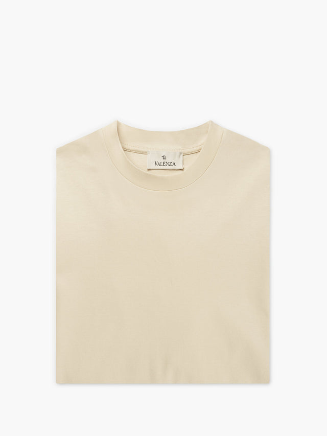 VALENZA INTERLOCK SUPIMA T - SHIRT DUSTY GOLD - Hombre Amsterdam