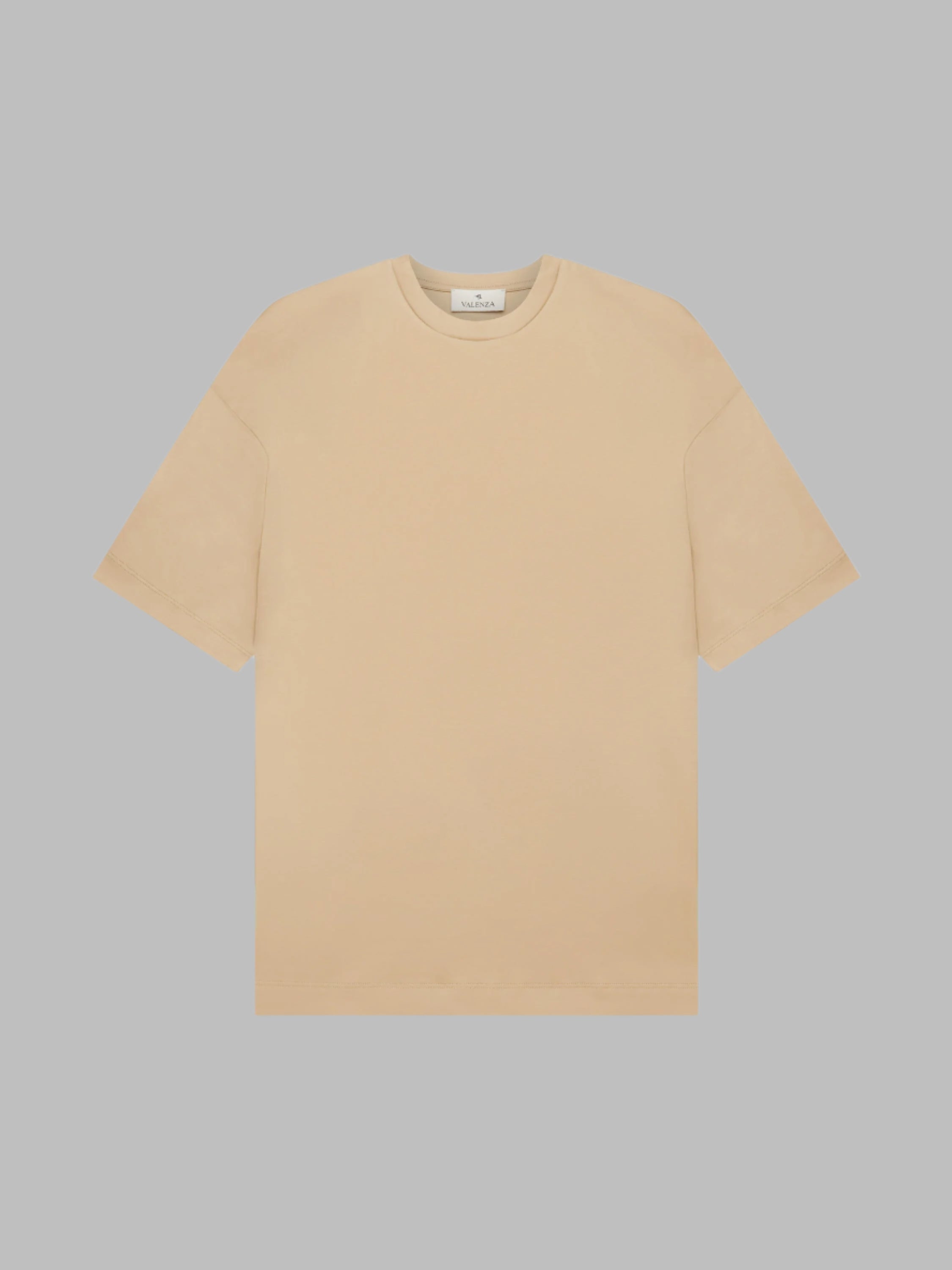 VALENZA INTERLOCK SUPIMA T - SHIRT HAZELNUT - Hombre Amsterdam