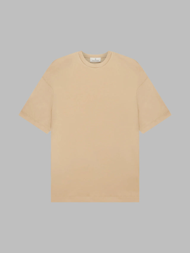 VALENZA INTERLOCK SUPIMA T - SHIRT HAZELNUT - Hombre Amsterdam