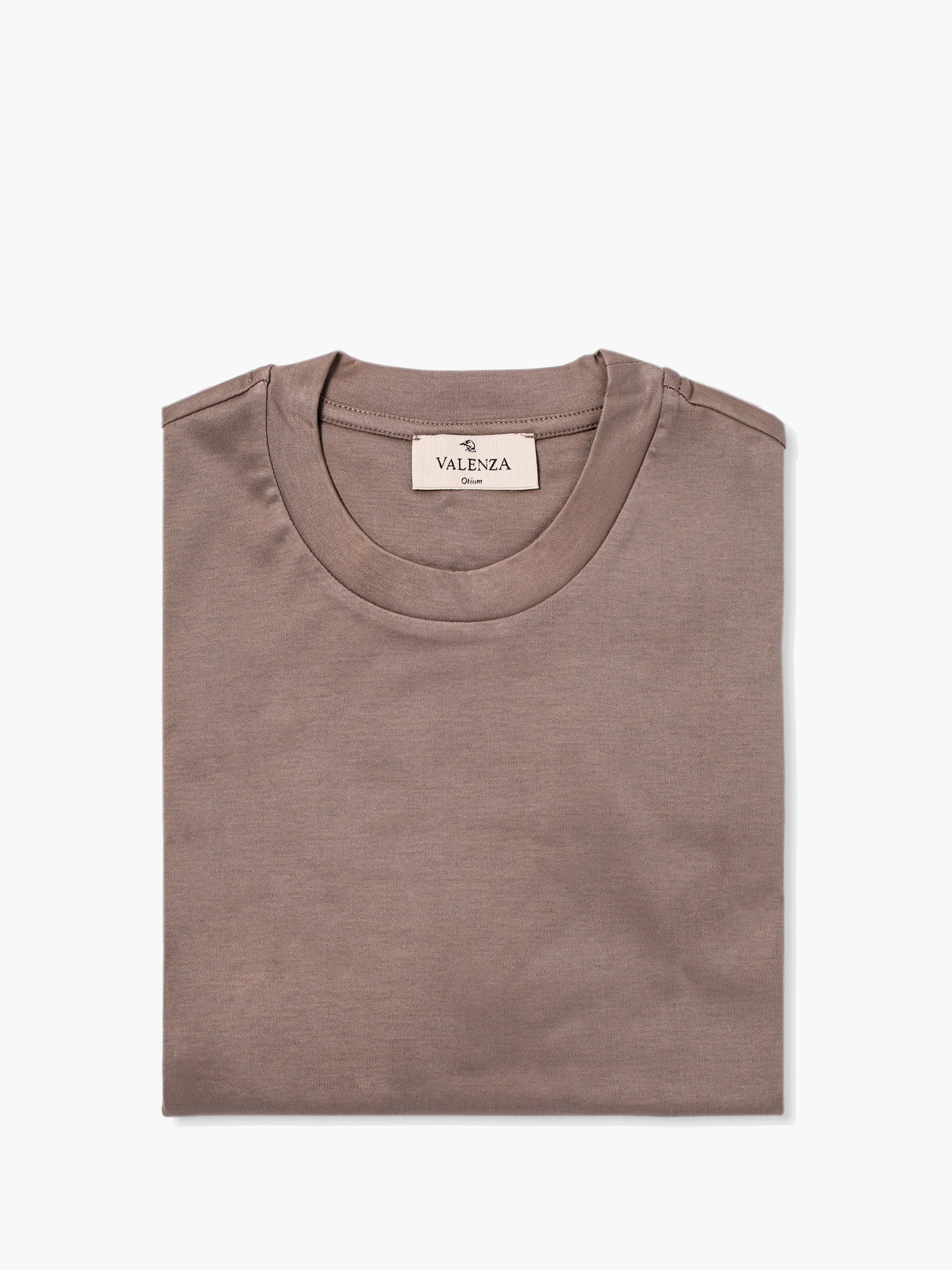 VALENZA INTERLOCK SUPIMA T - SHIRT LEAD GREY - Hombre Amsterdam