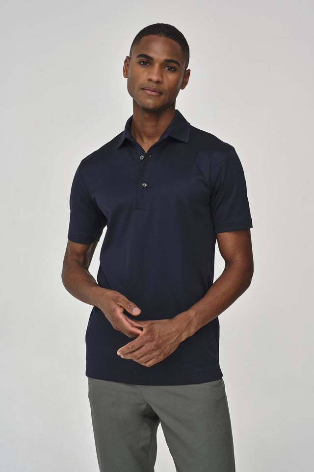 VALENZA SUPIMA POLO NAVY - Hombre Amsterdam