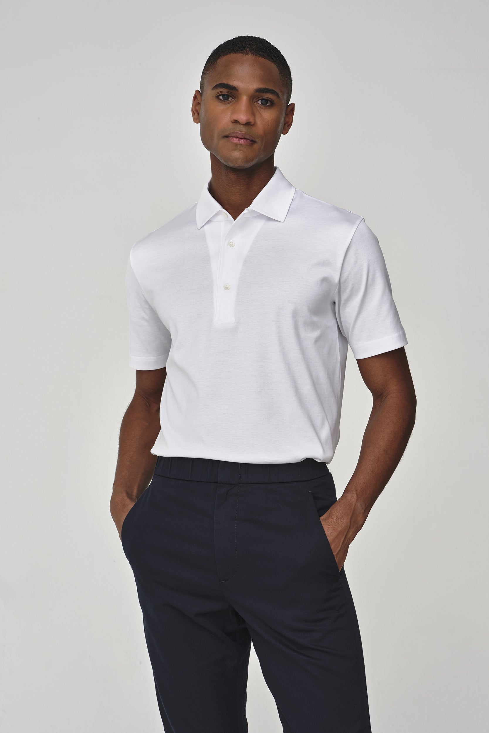 VALENZA SUPIMA POLO WHITE - Hombre Amsterdam