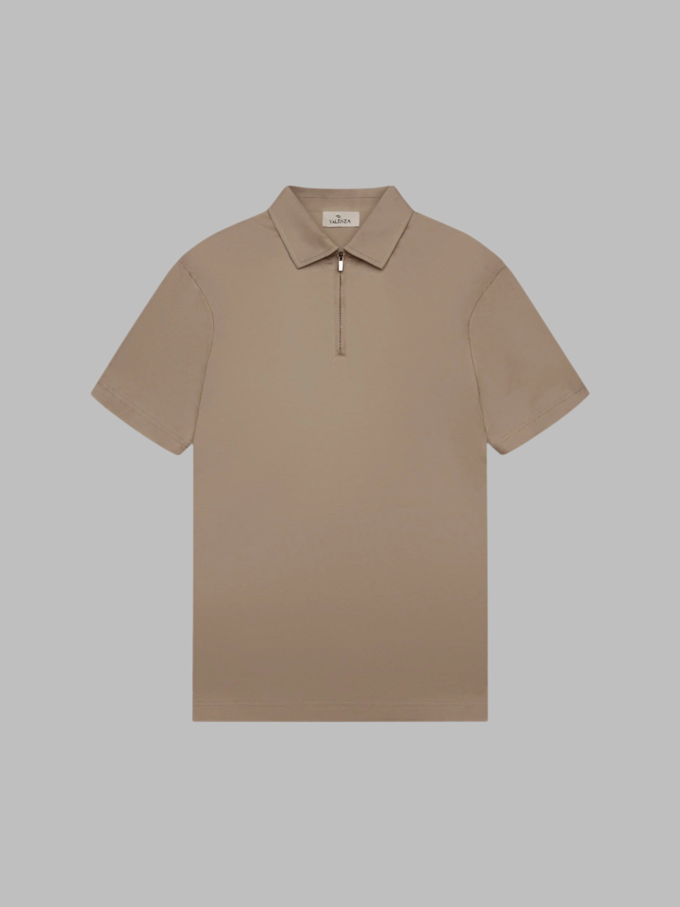 VALENZA SUPIMA ZIP COLLAR LEAD GREY - Hombre Amsterdam