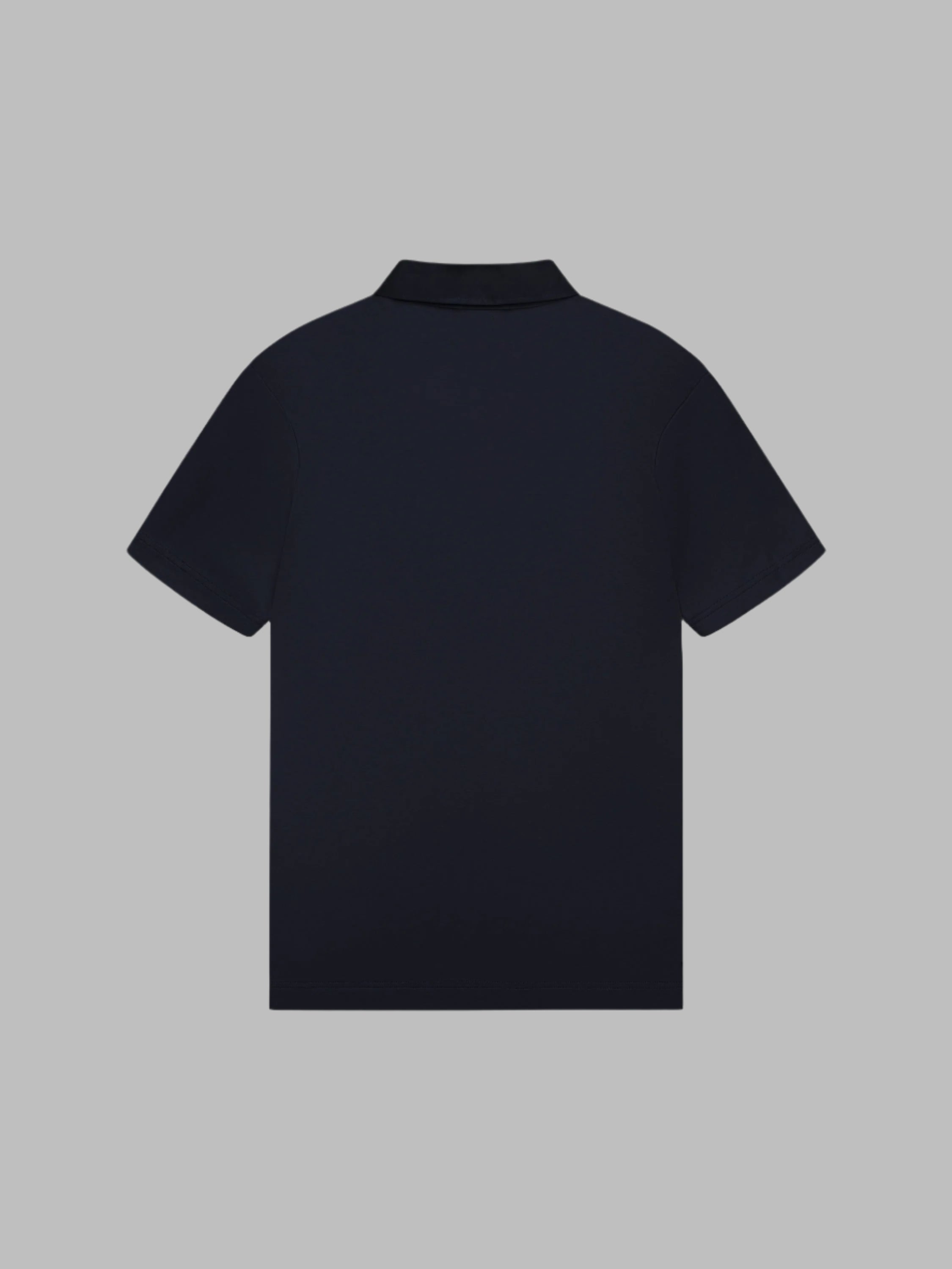 VALENZA SUPIMA ZIP COLLAR POLO NAVY - Hombre Amsterdam