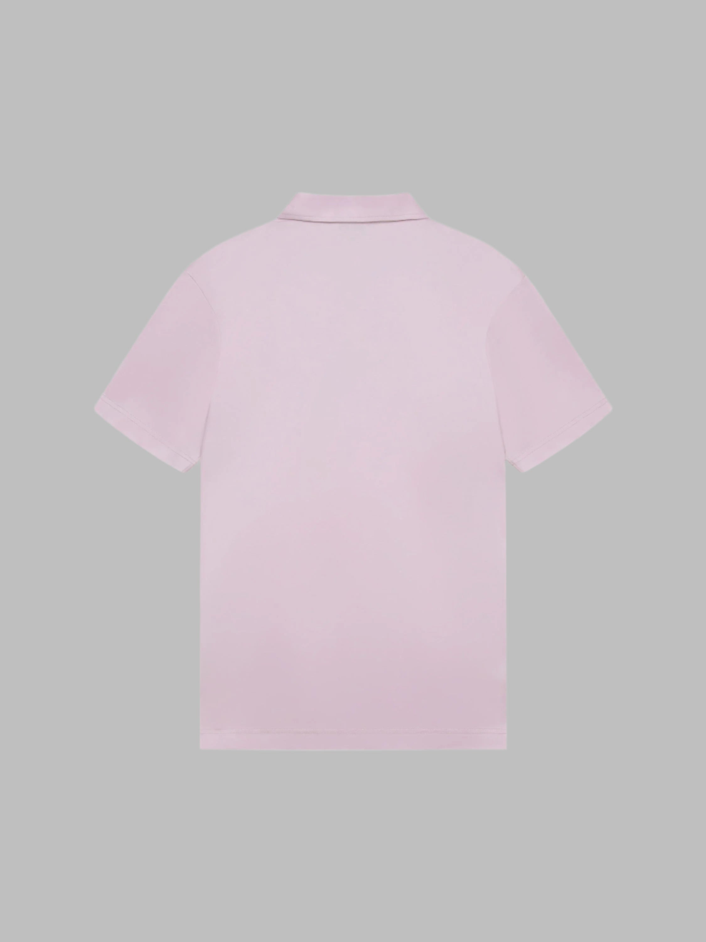 VALENZA SUPIMA ZIP COLLAR POLO ROSE SHORT SLEEVE Hombre Amsterdam