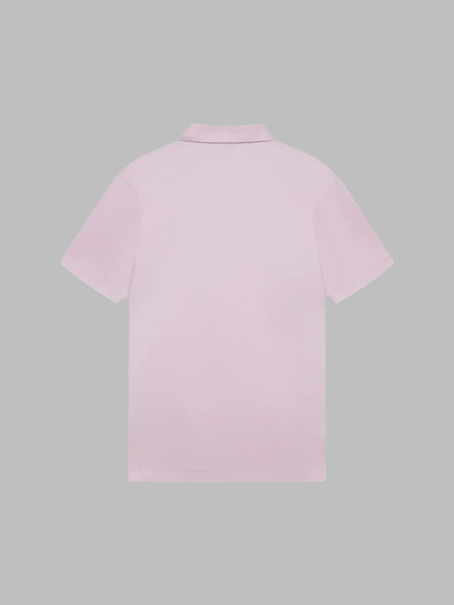 VALENZA SUPIMA ZIP COLLAR POLO ROSE - Hombre Amsterdam