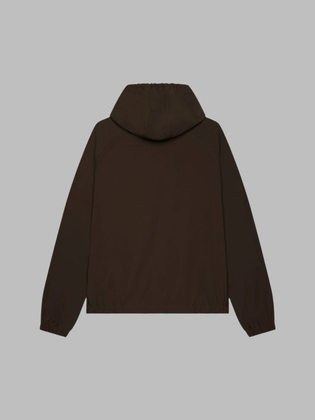 VALENZA TECH STRETCH HOODED BLOUSON DARK BROWN - Hombre Amsterdam
