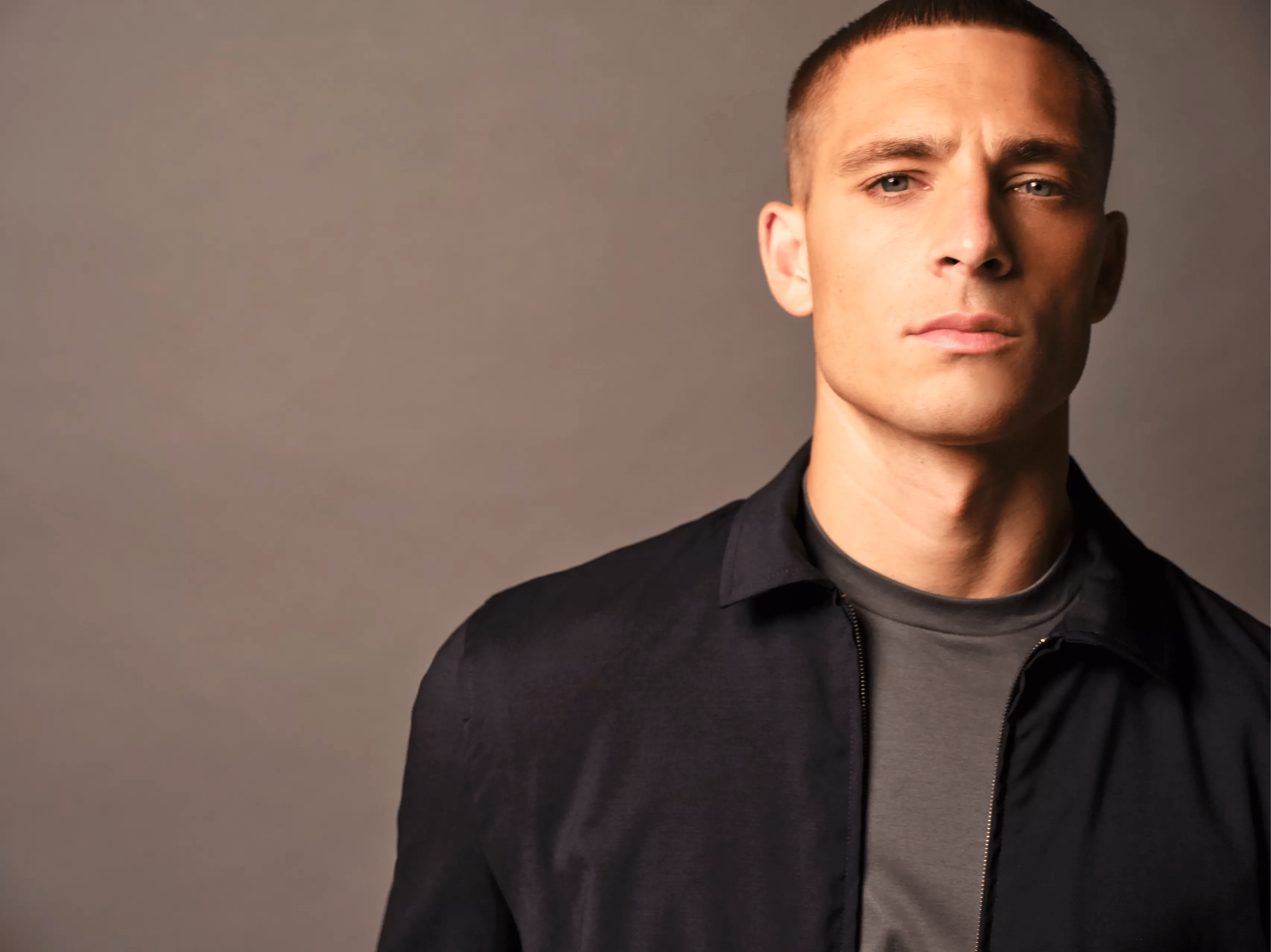 VALENZA TECH STRETCH OVERSHIRT DARK BROWN - Hombre Amsterdam