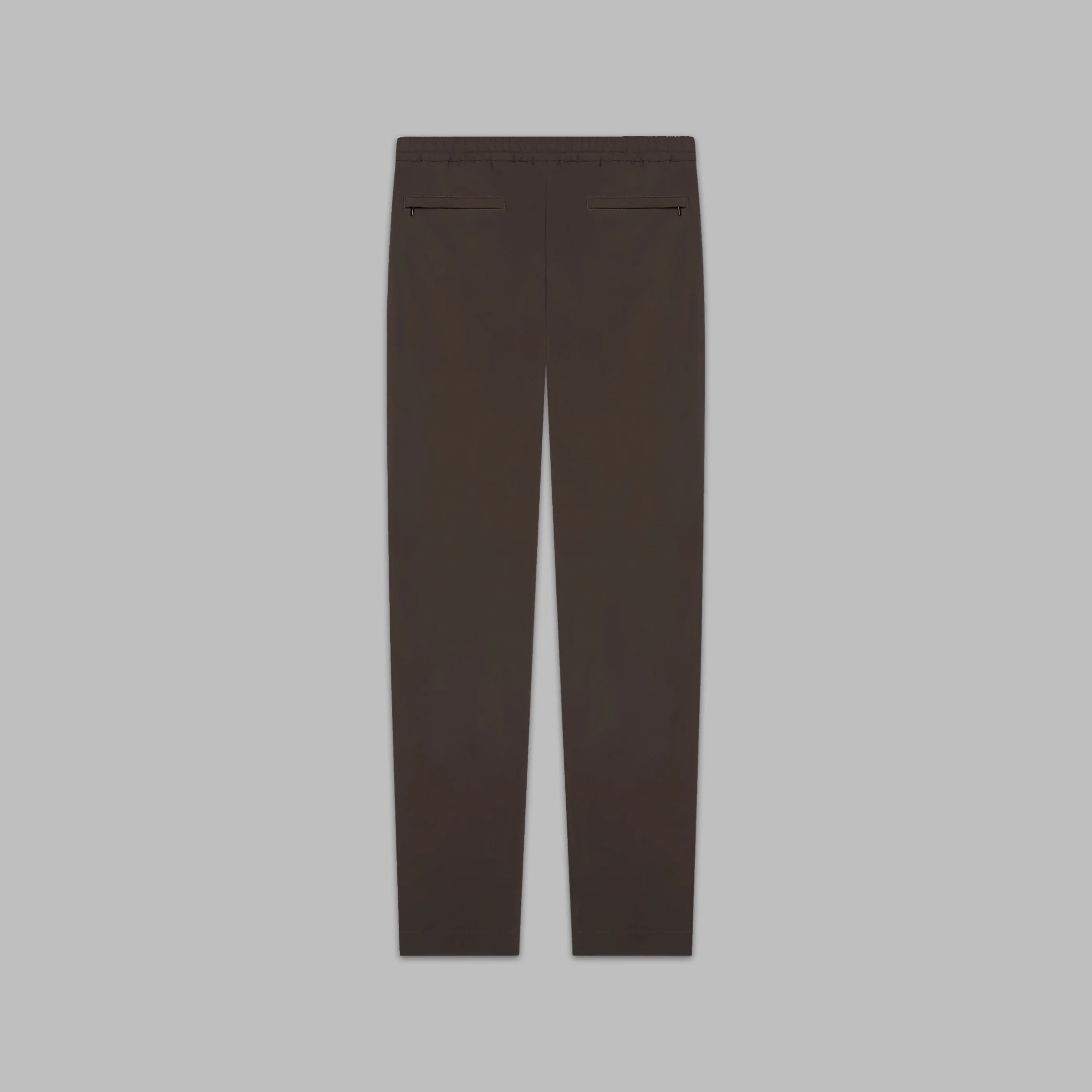 VALENZA TECH STRETCH TROUSER DARK BROWN - Hombre Amsterdam