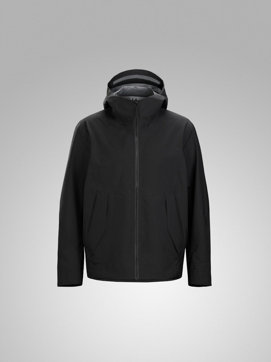 VEILANCE DIODE INSULATED JACKET BLACK WATERPROOF WINDPROOF ZIP CLOSURE AND HOOD Hombre Amsterdam