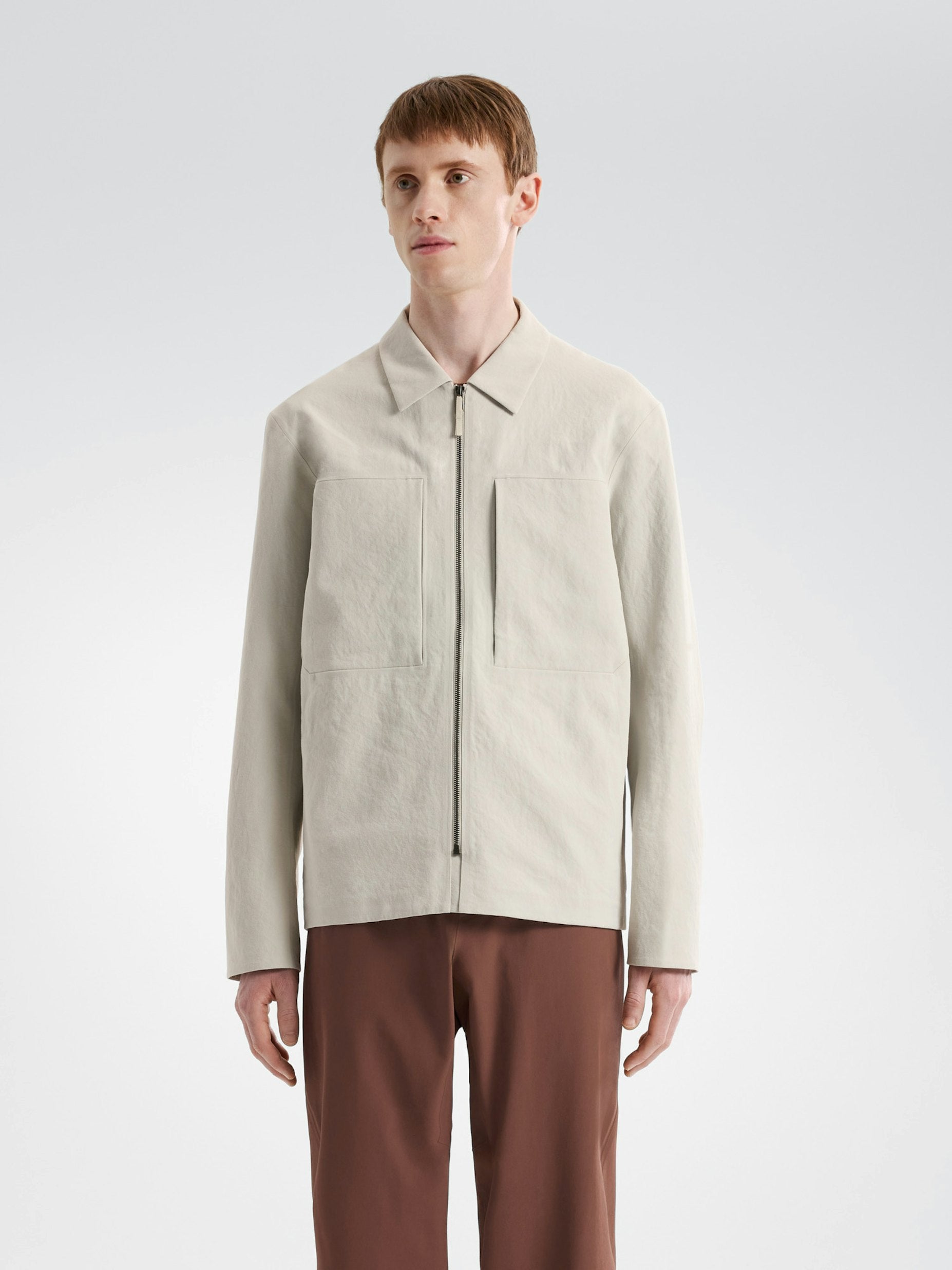 VEILANCE MIONN SOFTSHELL OVERSHIRT DARK COCOON WITH ZIP CLOSURE - Hombre Amsterdam