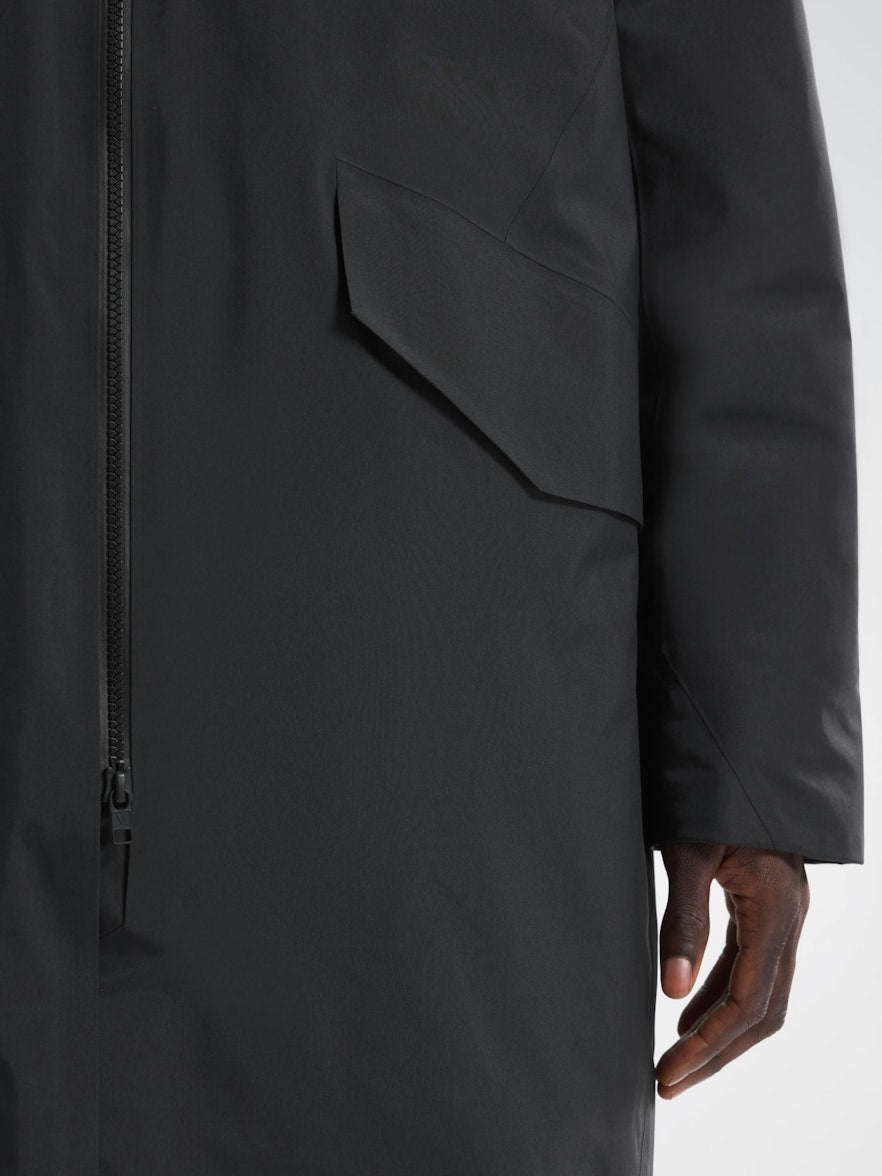 VEILANCE MONITOR DOWN GORETEX COAT BLACK - Hombre Amsterdam