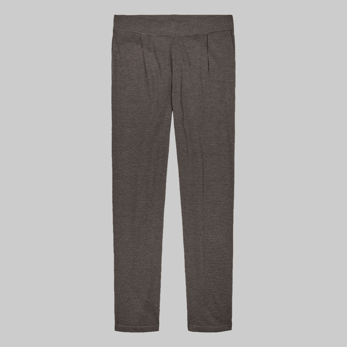 WAHTS KNITTED LOUNGEPANTS DARK BROWN - Hombre Amsterdam