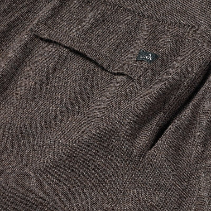 WAHTS KNITTED LOUNGEPANTS DARK BROWN - Hombre Amsterdam