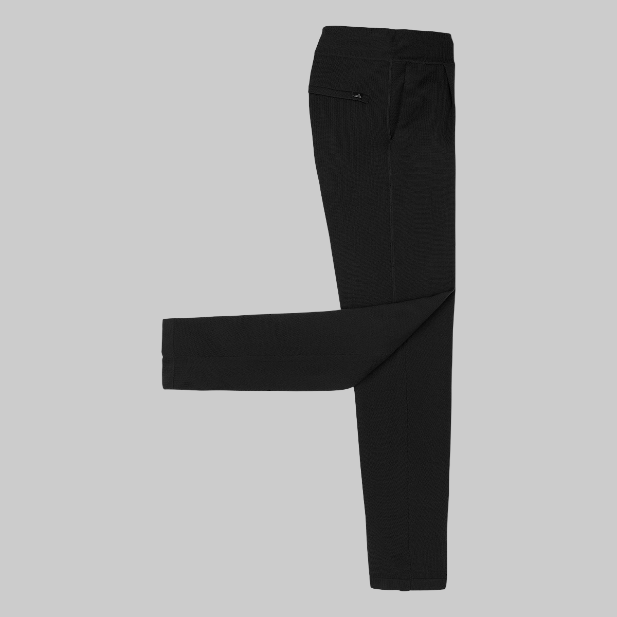WAHTS KNITTED LOUNGEPANTS PURE BLACK - Hombre Amsterdam