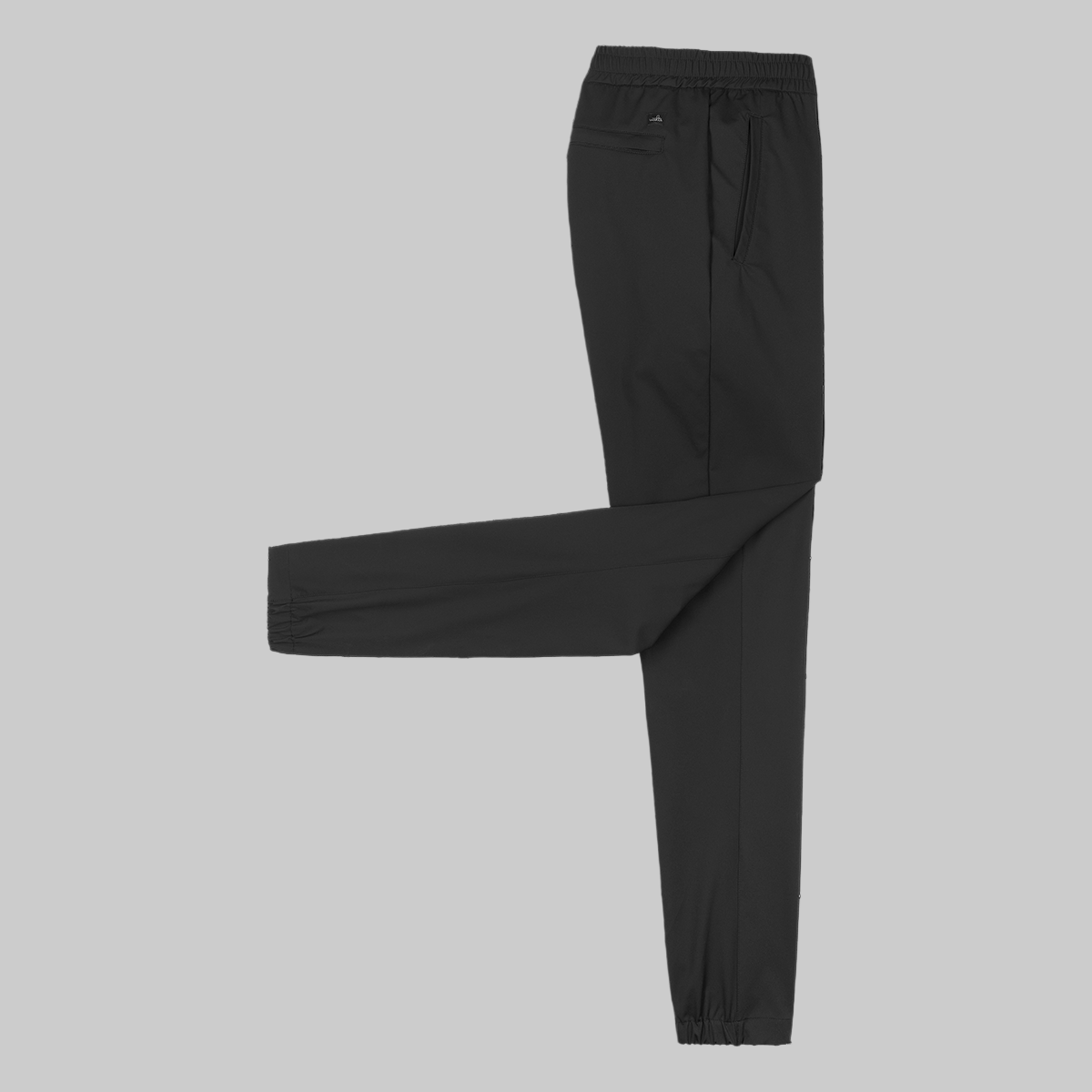 WAHTS STRETCH WOOL COMFORT TROUSERS-PURE BLACK - Hombre Amsterdam