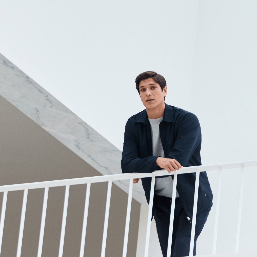 WAHTS SUMMER WOOL SHIRT JACKET NAVY - Hombre Amsterdam