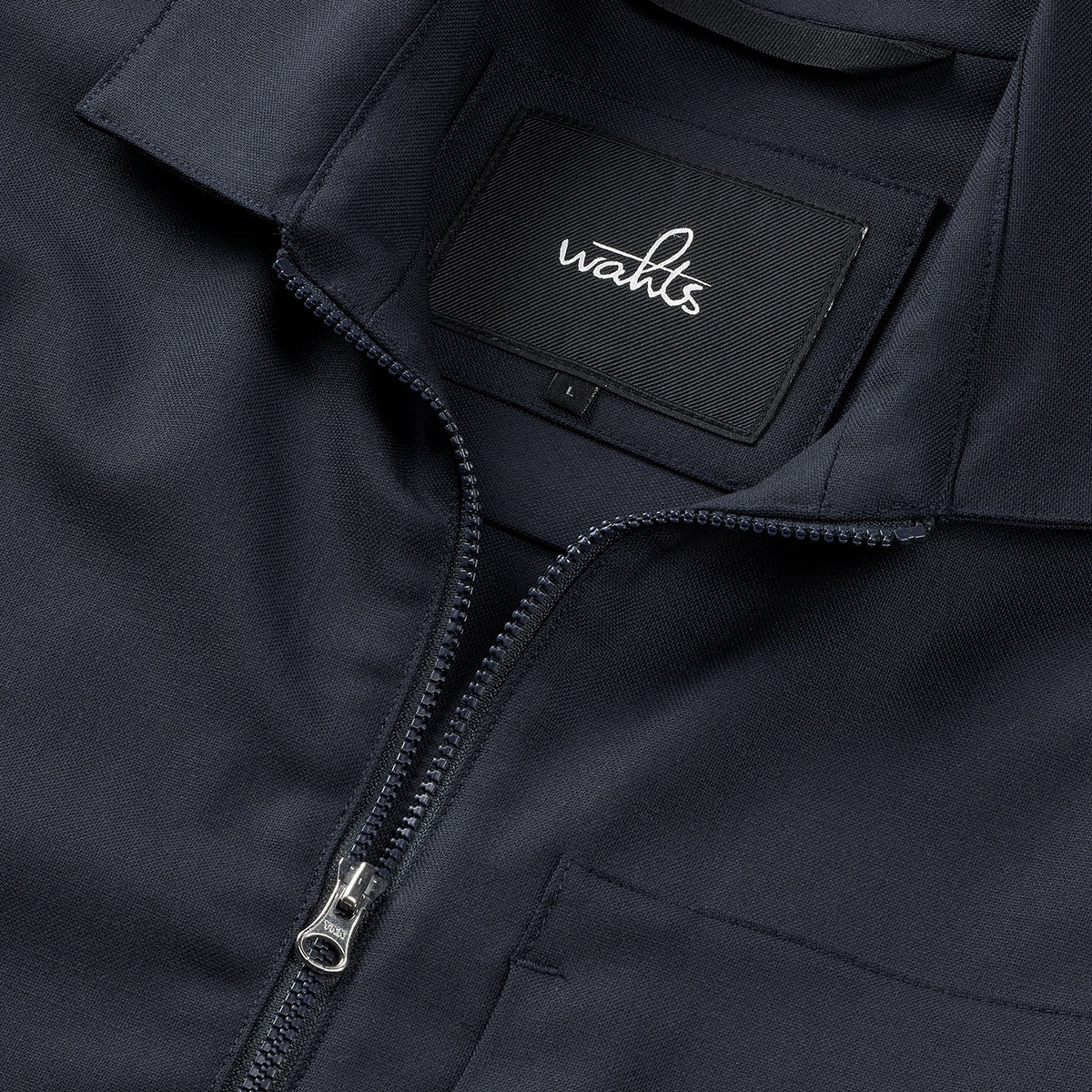 WAHTS SUMMER WOOL SHIRT JACKET NAVY - Hombre Amsterdam