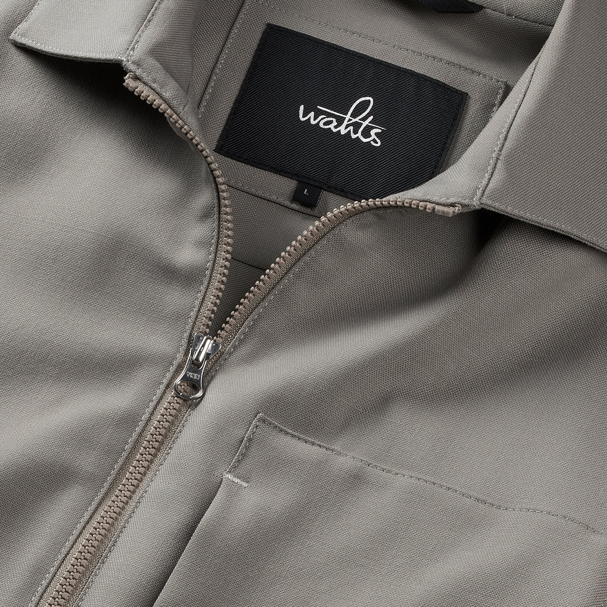 WAHTS SUMMER WOOL SHIRT JACKET STONE BEIGE - Hombre Amsterdam