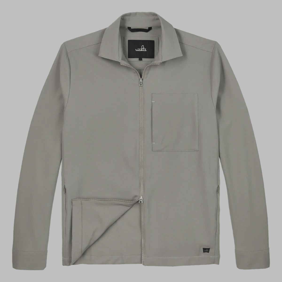 WAHTS SUMMER WOOL SHIRT JACKET STONE BEIGE - Hombre Amsterdam
