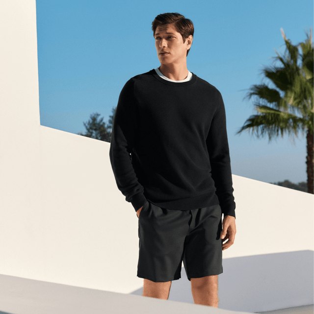 WAHTS SUMMER WOOL SHORTS DARK NAVY - Hombre Amsterdam