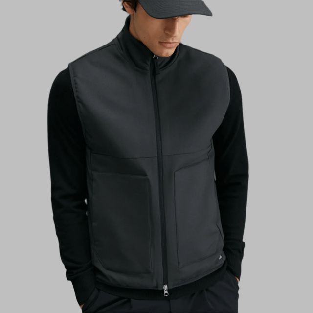 WAHTS TECH STRETCH WOOL VEST ANTHRACITE - Hombre Amsterdam