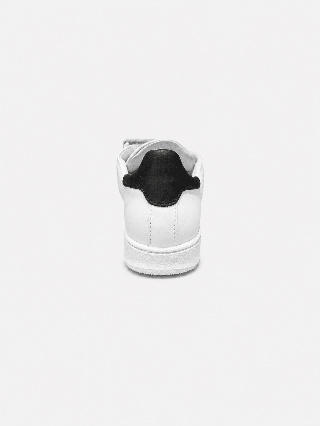 White Black Leather Kids Sneakers - Hombre Amsterdam