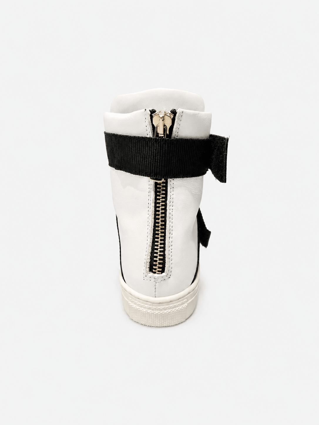 White High Top Velcro Kids Sneakers - Hombre Amsterdam